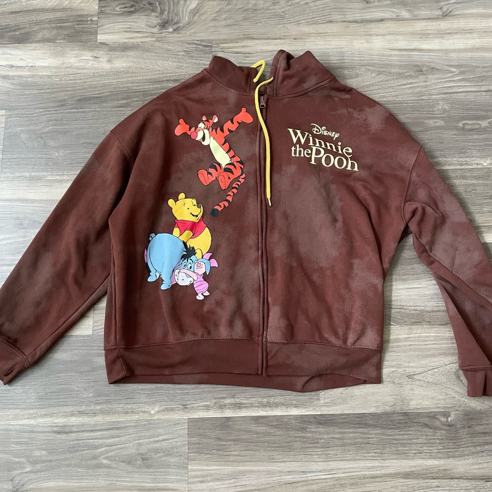 Disney Brown Winnie the Pooh Character Jacket